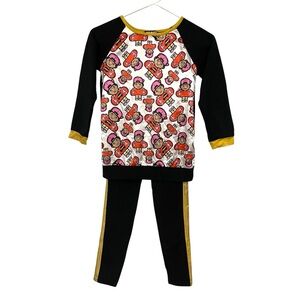 Trukfit Kids 2-Piece Set | Cartoon Long Sleeve Top & Jogger Pants // Youth S